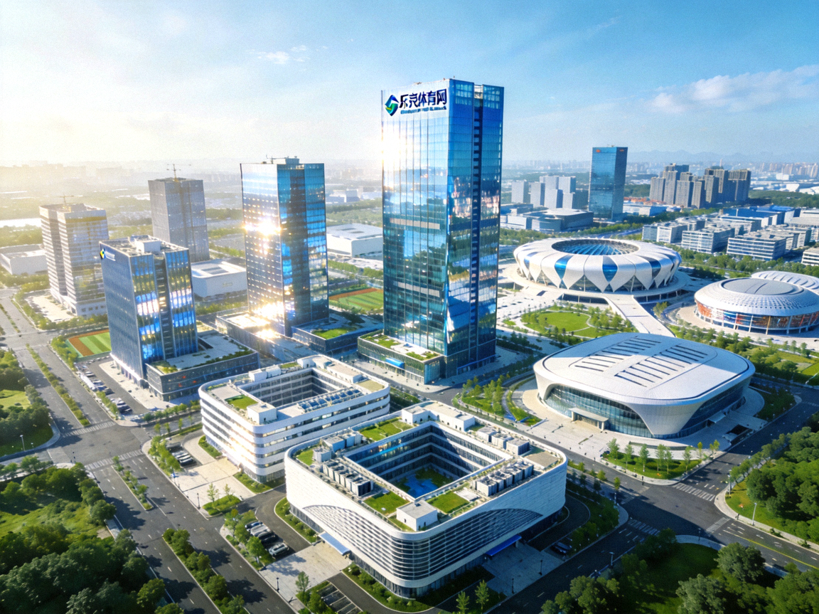 乐竞体育网集团总部及智慧体育产业园全景